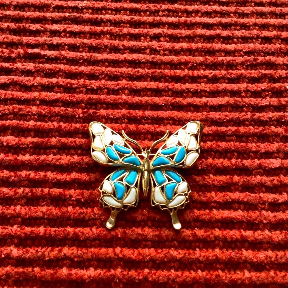 Trafari  butterfly brooch